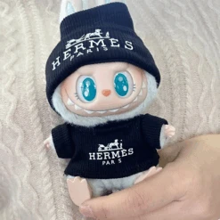 Fashion Dress - Hermes Style Black Top + Black Hat