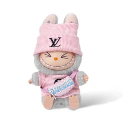 Fashion Dress - LV Style Pink Top + Pink Hat + Pink Bag