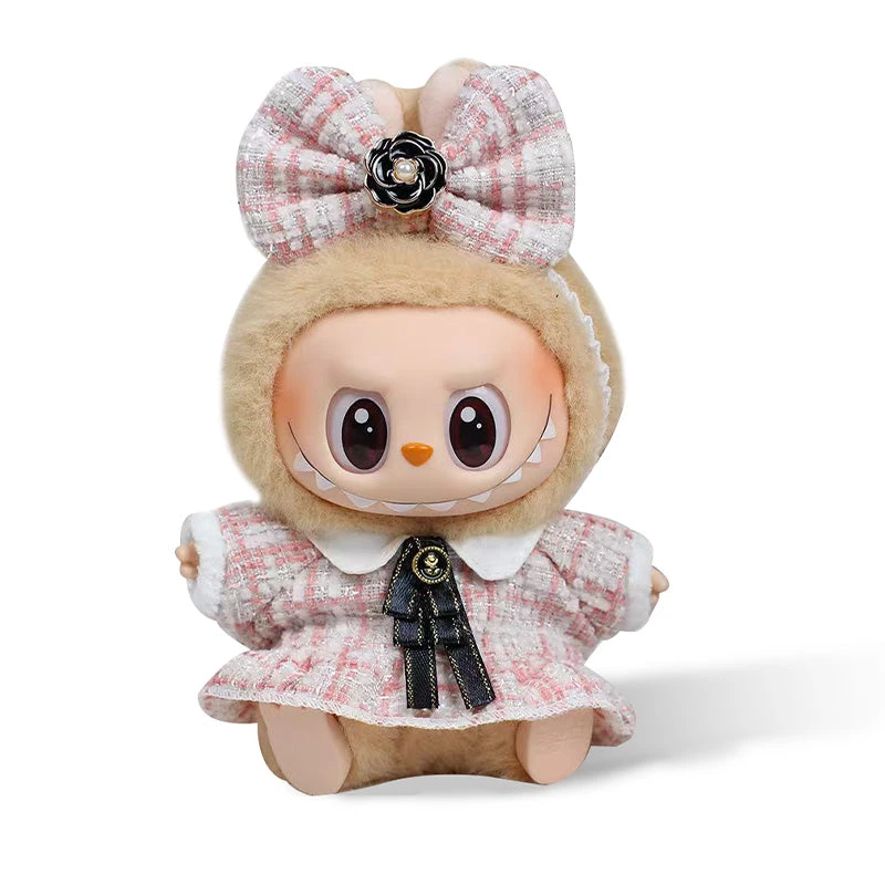 Fashion Dress - Pink Skirt + Pink Bow