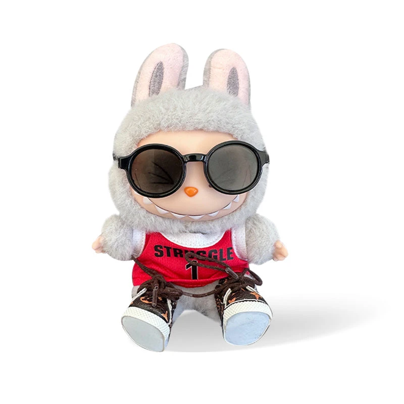 Fashion Dress - Red Jersey + Sunglasses + LV Style Shoes