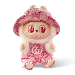 Fashion Dress - Gucci Style Pink Overalls + Pink Hat