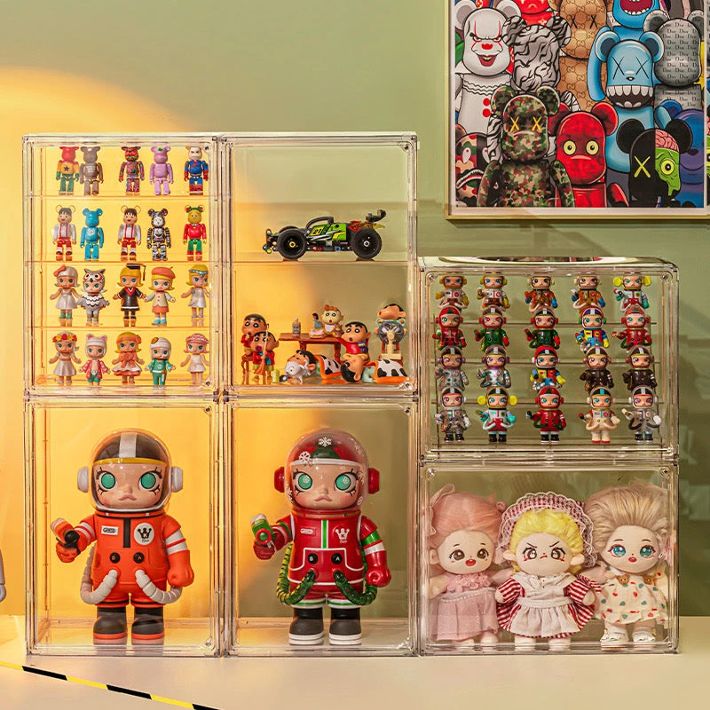 Transparent 400% Molly Labubu Display Box Container - Image 4