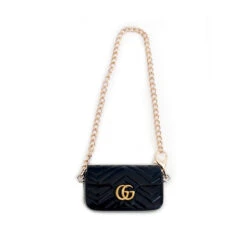 Fashion Dress - Labubu Gucci Style Black Bag