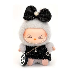 Fashion Dress - Black Chanel Style Skirt + Bow + Chanel Style Bag