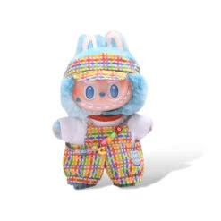 Fashion Dress - Colorful Overalls + Top + Hat + Necklace