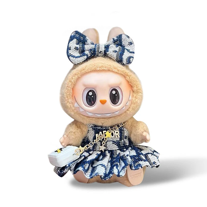 Fashion Dress - Dior Style Skirt+ Bow + Dior Style Bag