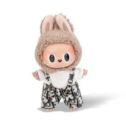 Fashion Dress - White Top+ D Style Blue Overalls