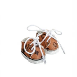 Fashion Dress- LV Style Brown Colour Shoes